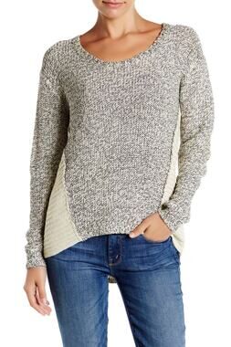 Nordstrom RDI Black and White Knit Sweater Small